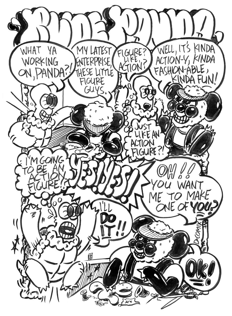 2 panel cartoon. 1st panel 