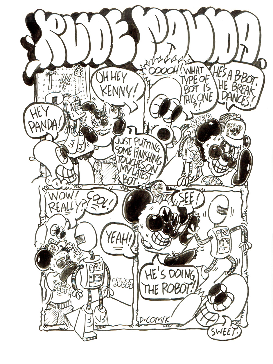 2 panel cartoon. 1st panel 