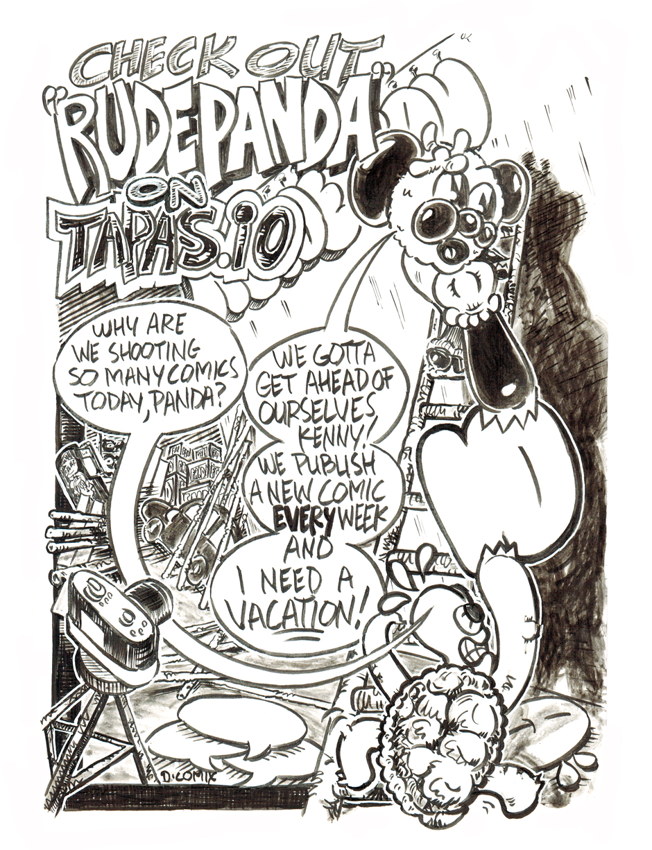 2 panel cartoon. 1st panel 
