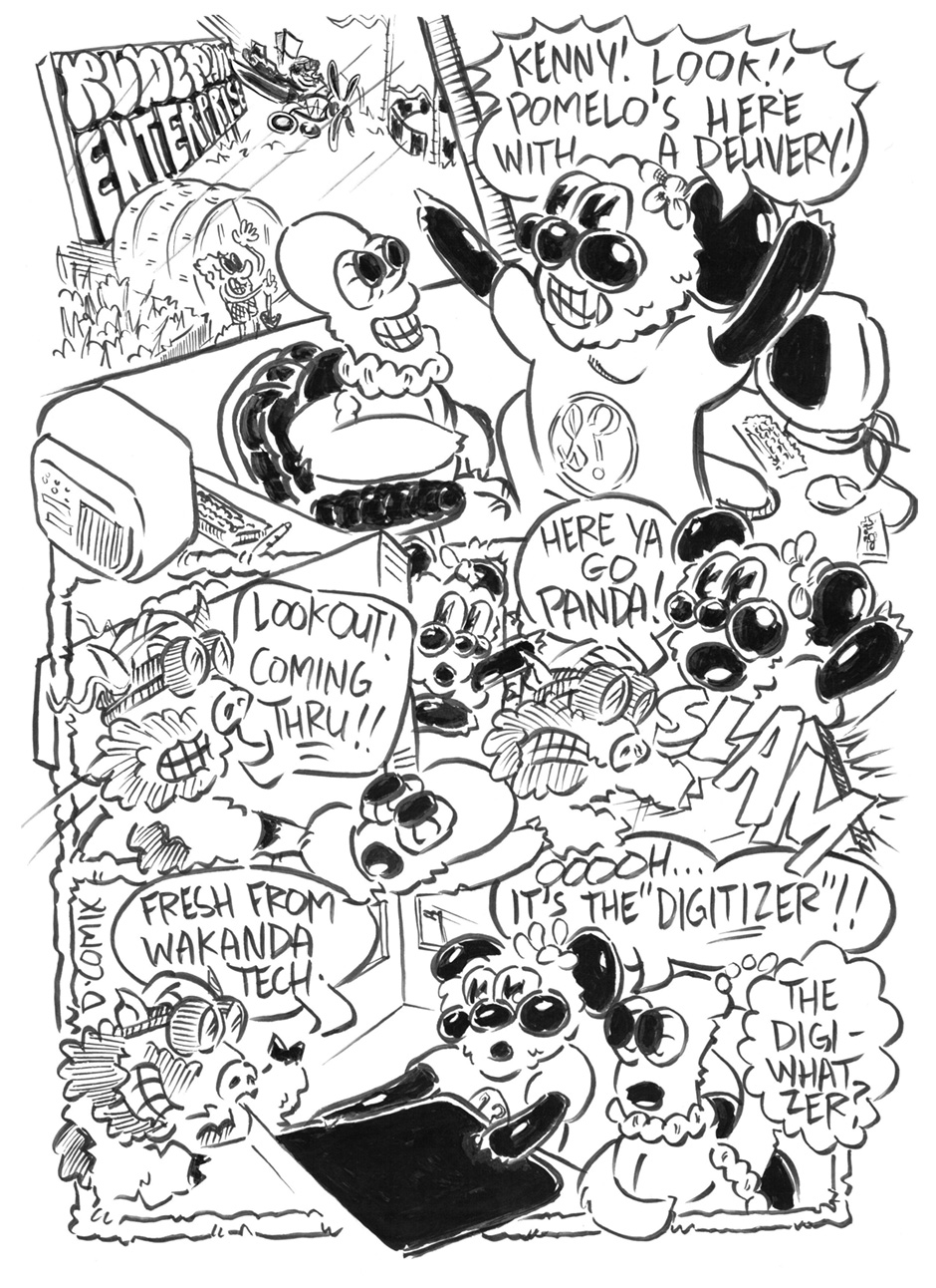 RUDE PANDA comic. She's Cute But She is RUDE! Rude Panda.