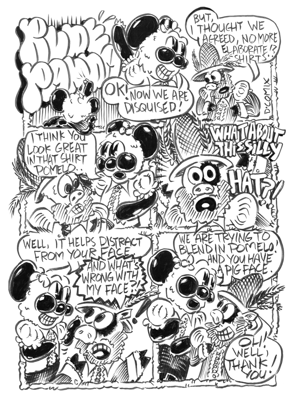 RUDE PANDA comic. She's Cute But She is RUDE! Rude Panda.