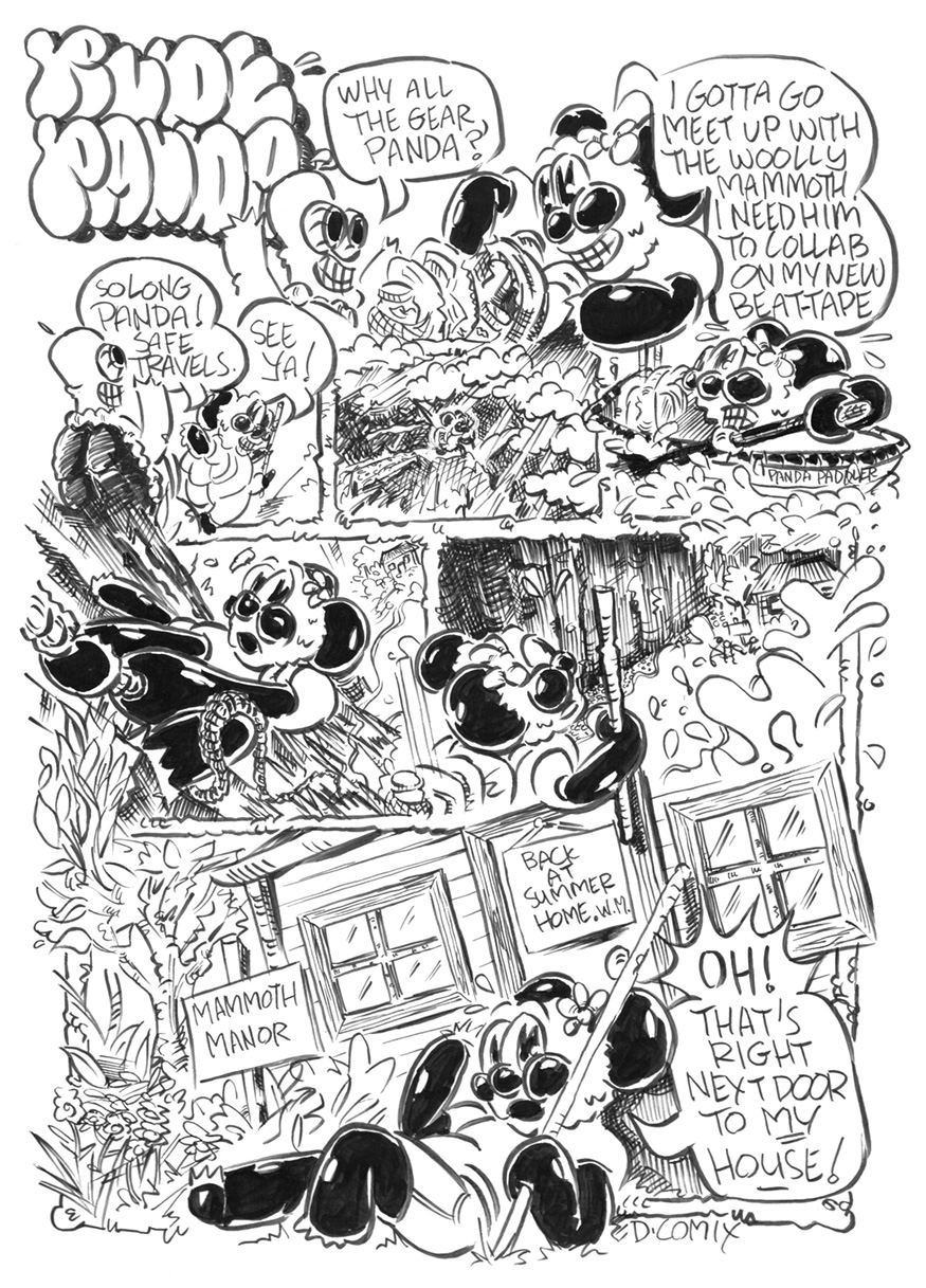 RUDE PANDA comic. She's Cute But She is RUDE! Rude Panda.