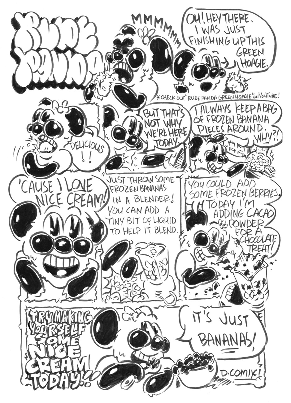 RUDE PANDA comic. She's Cute But She is RUDE! Rude Panda.