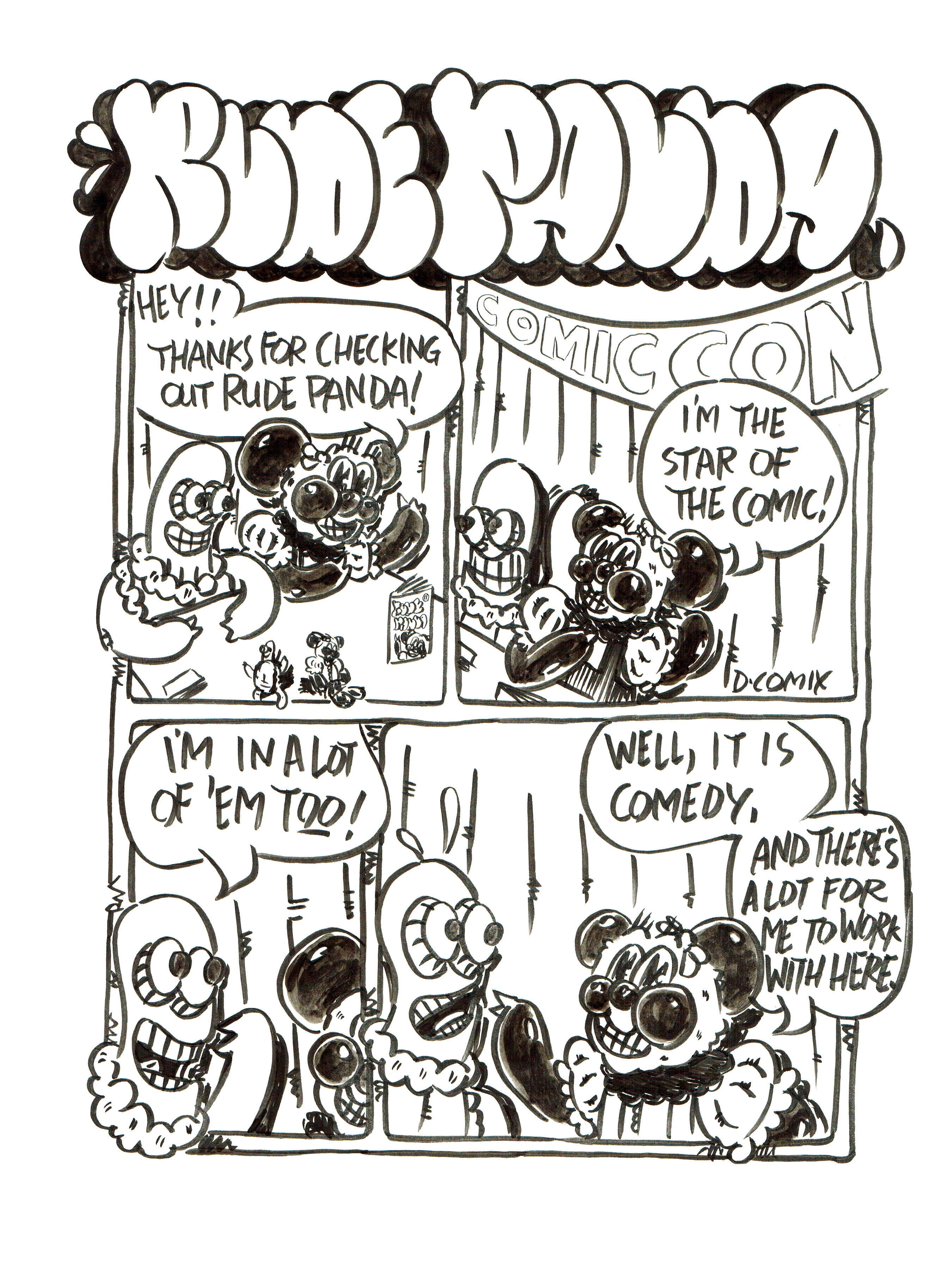 2 panel cartoon. 1st panel 